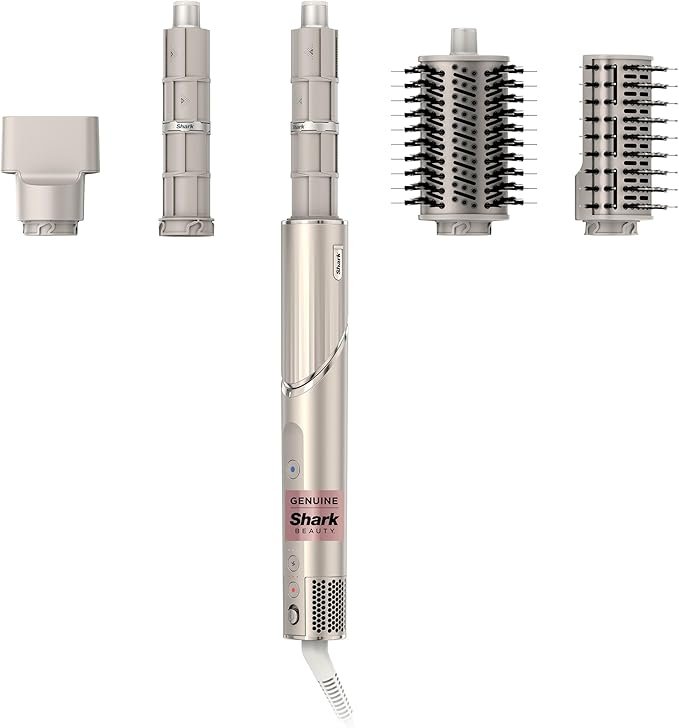 Shark HD430 FlexStyle Air Styling & Drying System, Powerful Hair Dryer Brush & Multi-Styler with Aut