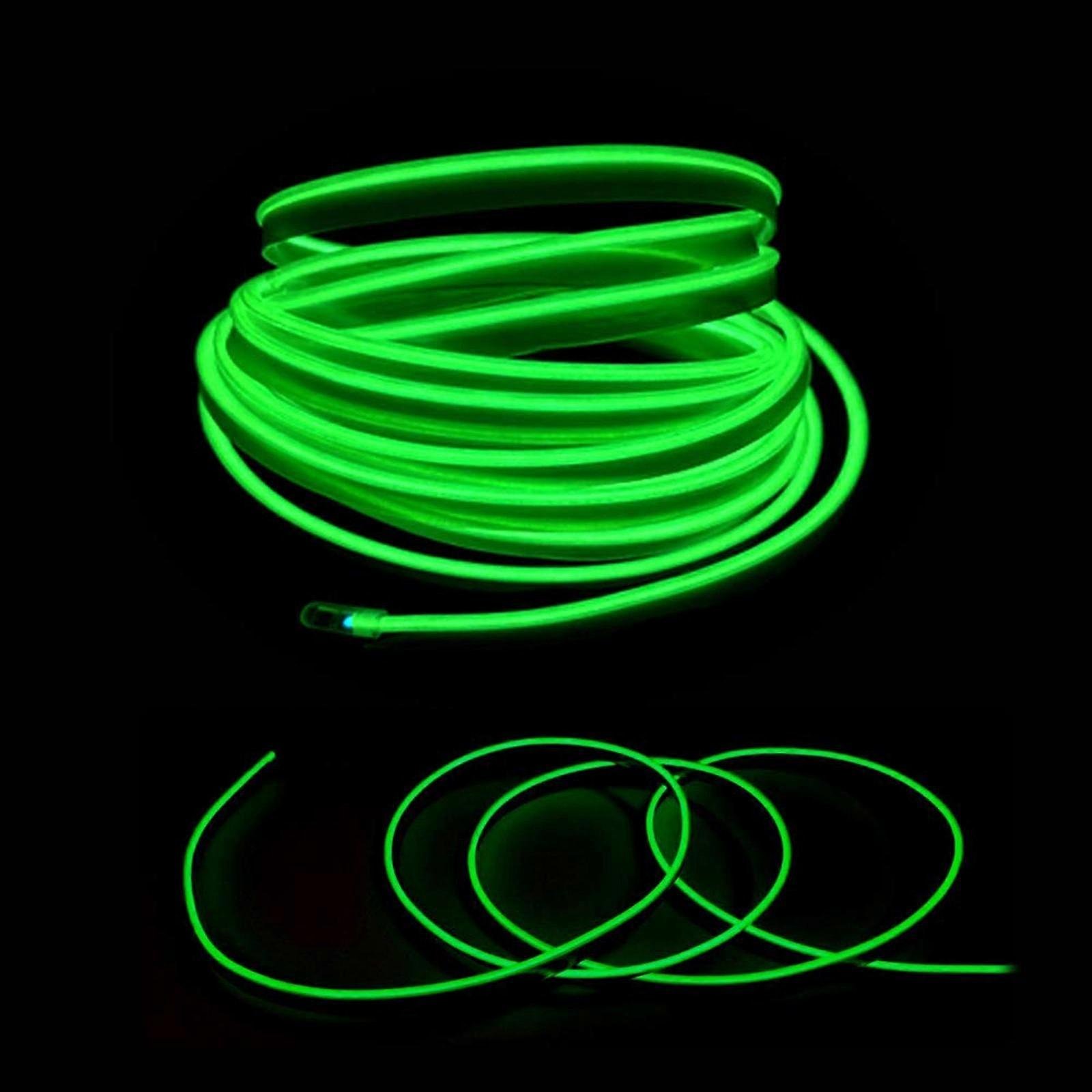 USB EL Wire 10 M/5 M/3 M Flexible Neon Light Tube DC 5V Neon Tube Lights Car Interior Trim Light Str